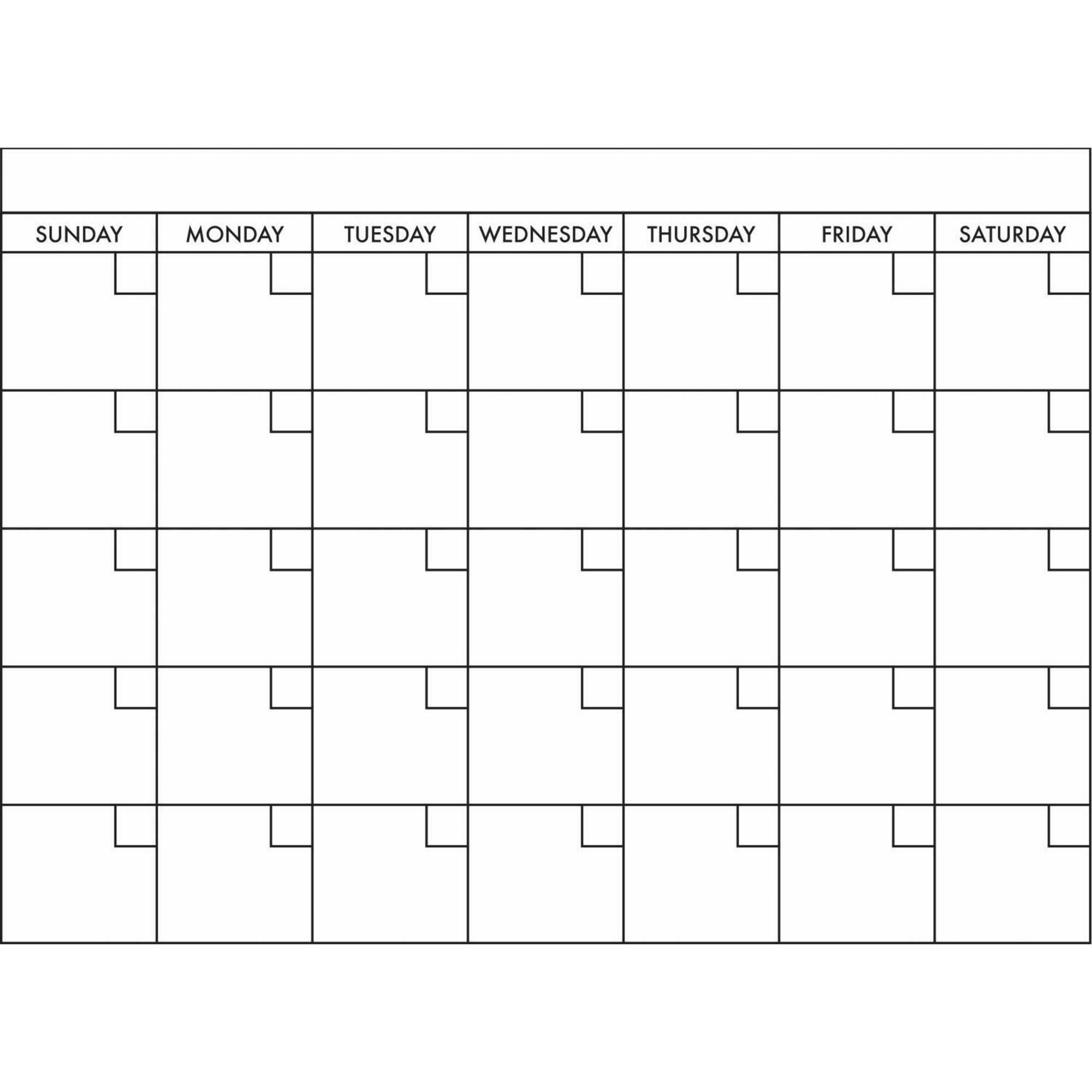 RoomMates Basics Dry Erase Calendar Peel & Stick Wall Decal